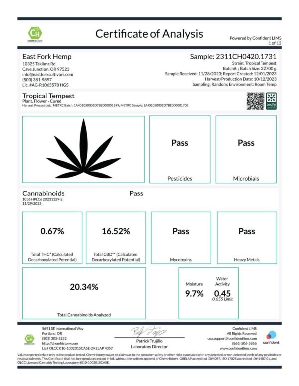 Hemp Tropical Tempest 01699 12.01.23 2311ch0420.1731 16.52 Cbd 0.67 Thc Page 01 Scaled 9.jpg