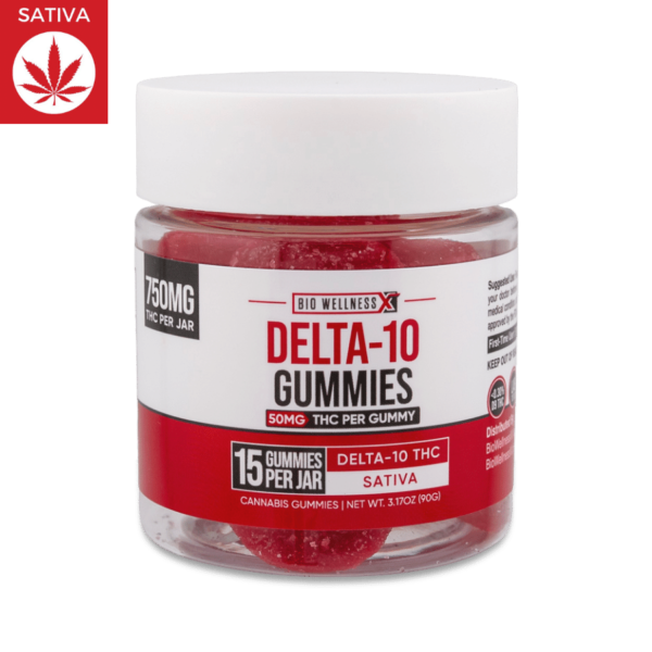 Organic Delta 10 Gummies 55mg Cherry Flavor.png