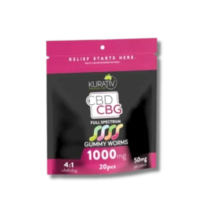 Kurativ Full Spectrum Cbd Cbg Gummy Worms.webp