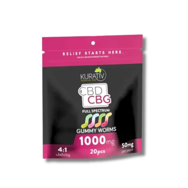 Kurativ Full Spectrum Cbd Cbg Gummy Worms.webp